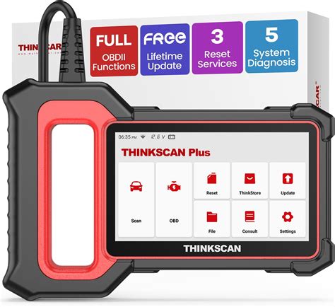 THINKCAR OBD2 Scanner, ThinkScan Plus S4 ABS/SRS/TCM/ECM/BCM Diagnostic Scanner, Code Reader Car ...