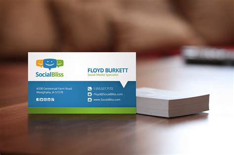 Business Cards with Social Media Icons 的图像结果