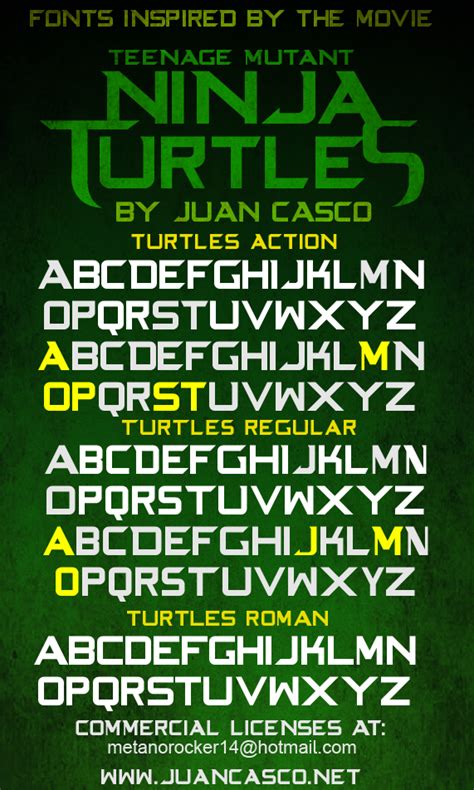 Ninja Turtles Font (3) | Images :: Behance