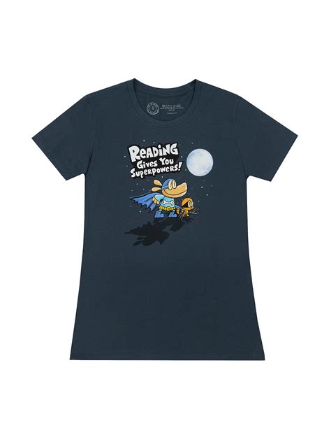 Dog Man: Reading Gives You Superpowers women's t-shirt — Out of Print