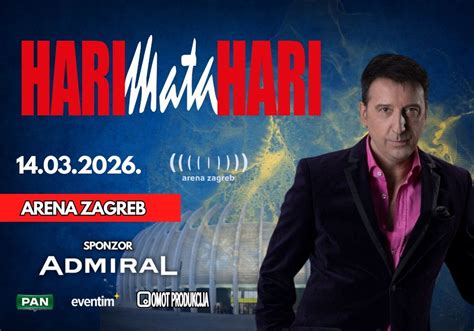 Hari Mata Hari @ Arena Zagreb, Arena Zagreb, 14 March 2026 | AllEvents