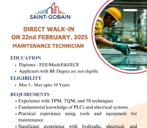 SAINT-GOBAIN DIRECT WALK-IN 2025