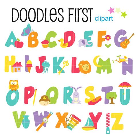Free Printable Alphabet Clipart at GetDrawings | Free download