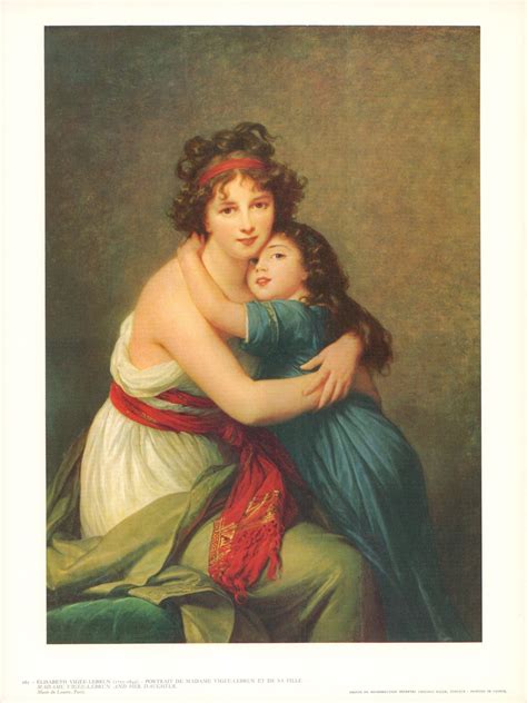 Madame Vigée-Lebrun and Her Daughter by Elisabeth Vigée-Lebrun - 10 X ...