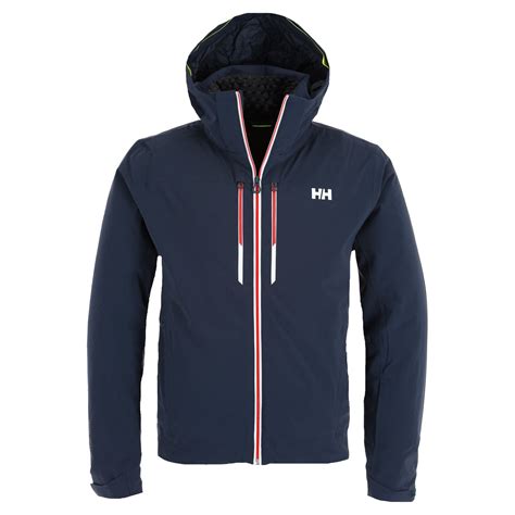 Helly Hansen, Alpha Lifaloft ski jacket men Navy blue | Ski jacket mens ...