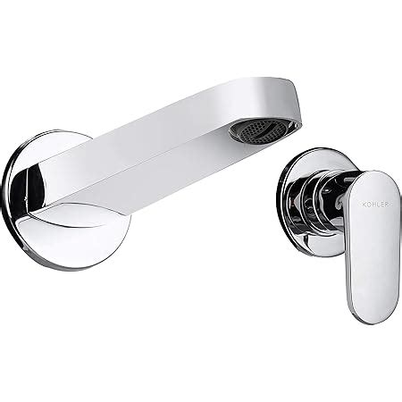KOHLER Beam Wall Mount Faucet Cold Only Trim, Without Drain (Chrome ...