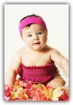Poster n Frames Paper Cute Baby Girl/Boy children wall Poster-690 Paper ...