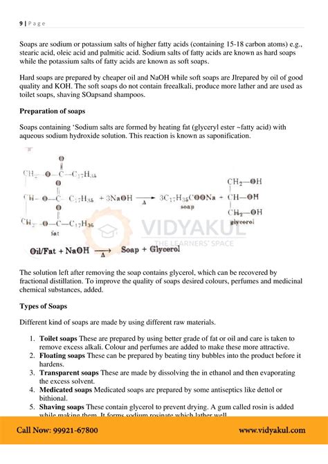 Class 12th Chemistry Chemistry in Everyday Life NCERT Notes CBSE 2023