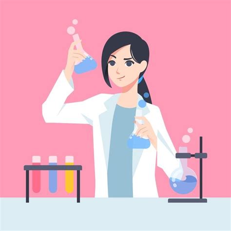 Female scientist | Free Vector | Women scientists, Medical laboratory ...