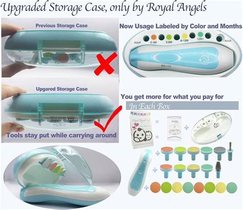 Baby Nail Clippers 20 In 1 By Baby Safe Electric Baby Nail Trimmer ...