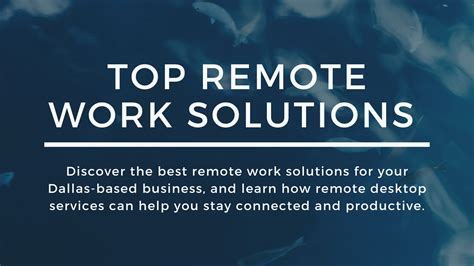 Top Remote Work Solutions for Dallas Businesses - Velocity IT