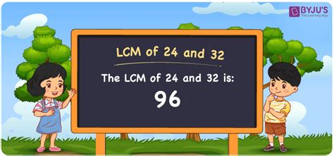 LCM of 24 and 32 | How to Find LCM of 24 and 32