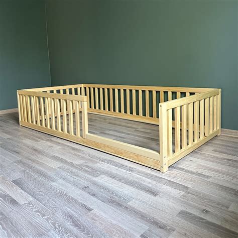 Toddler Floor Bed Choose the Color Option | Montessori Inspired Bed ...