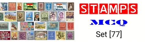 Stamps MCQ | Quiz Questions and Answers on Indian Philatelic Stamps ...
