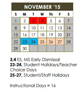 Madison High School - School District Instructional Calendar - North ...