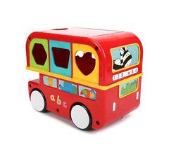 Buy Funskool Giggles Shape Sorting Bus, Educational Push Along Toy with ...