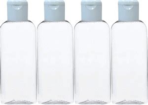 FUTURA MARKET 100ml Empty Bottle with FLIP TOP Cap for DIY Cosmetics ...