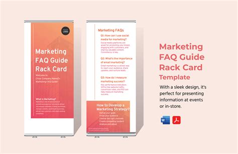 Rack Card Template Free Download at Nancy Green blog
