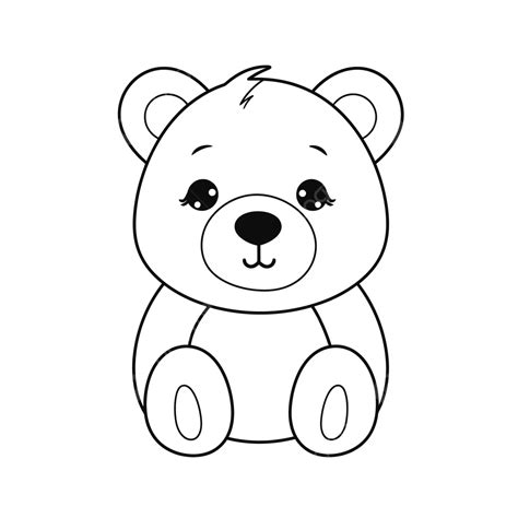 Printable Outline Of Teddy