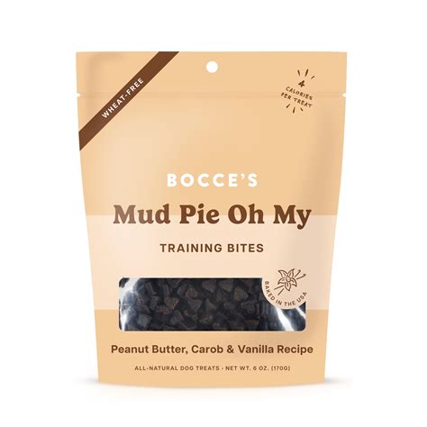 Bocce's Bakery Mud Pie Oh My Training Treats for Dogs, Wheat-Free Dog ...