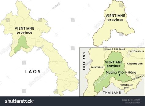 Laos Capital Map