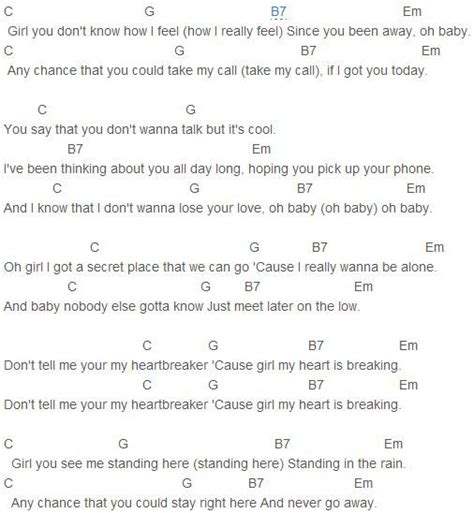 Justin Bieber - Heartbreaker Chords Capo 2 | Justin Bieber | Pinterest ...