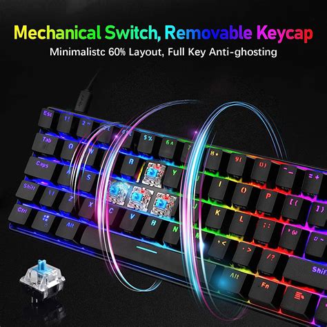 Buy Mechanical Gaming Keyboard and Lightweight Honeycomb Mouse Combo ...