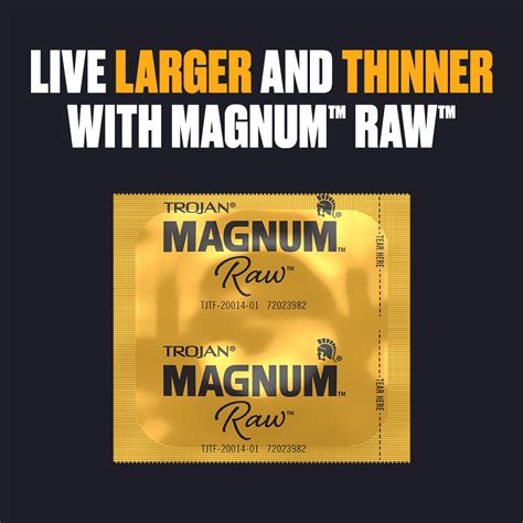 Trojan Magnum Raw 3 Count Condoms - Paradise Marketing