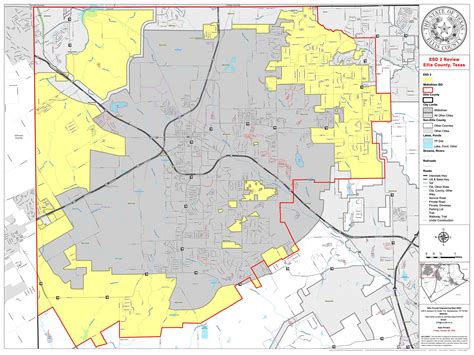 District Map | Ellis County ESD 2