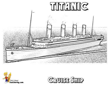 Swanky Coloring Page Cruise Ships | 21 Free | Titanic Queen Elizabeth