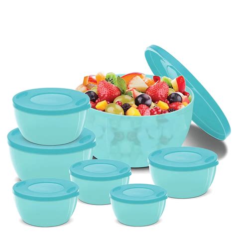 Buy BMS GoodDay Storex Fresh Plastic Bowl Package Container, Set of 7 ...