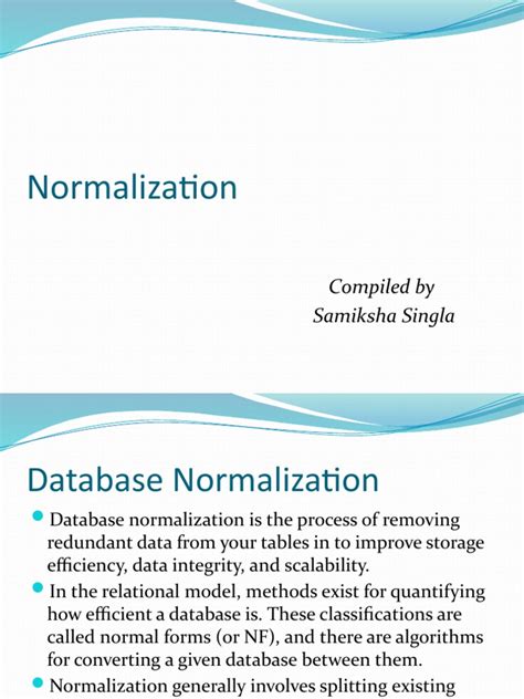 Image result for Tutorial On Normalization