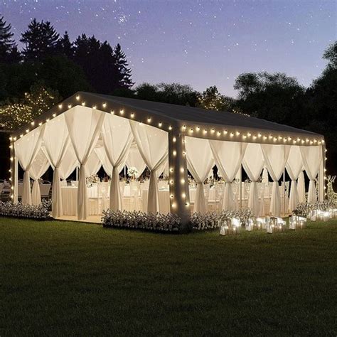 Quictent Outdoor 20'x20' Party Tent White India | Ubuy