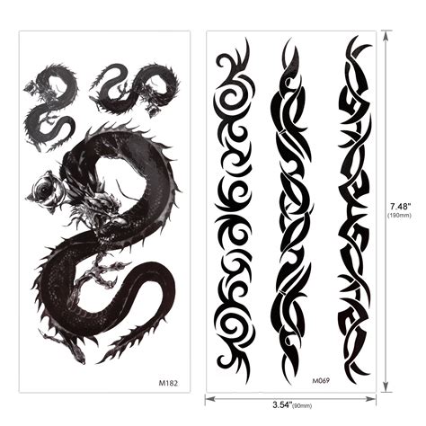 Buy Temporary Tattoo for Adults Kids Women Men (18 Sheets), Konsait ...