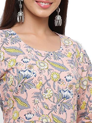 Buy Jaipur Kurti Women's Cotton Anarkali Kurta (Jk4316-Xxl_Peach_Xx ...