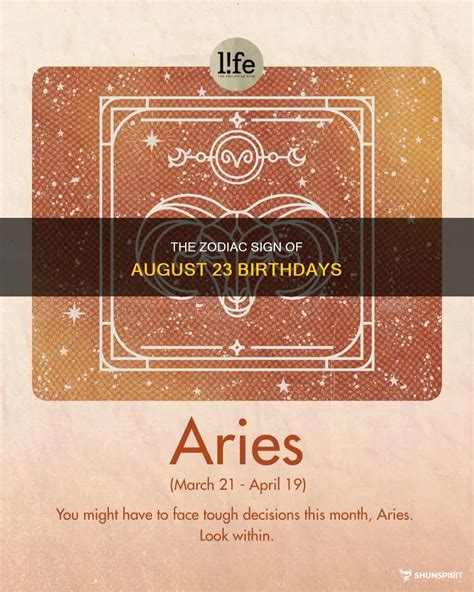 The Zodiac Sign Of August 23 Birthdays | ShunSpirit