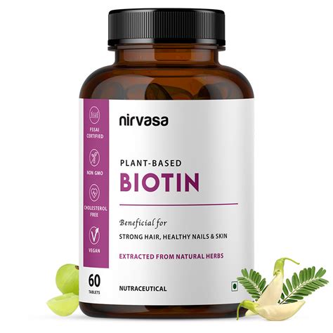 Buy Plant Based Biotin Tablets For Hair Growth Online at Best Price ...