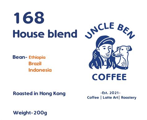 168 House Blend | Coffee Beans | Uncle Ben Coffee