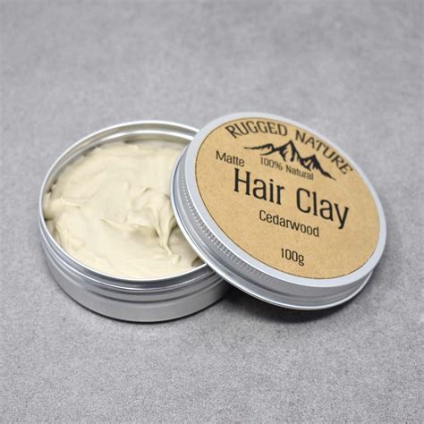Natural Vegan Hair Clay - Cedarwood - Peace With The Wild