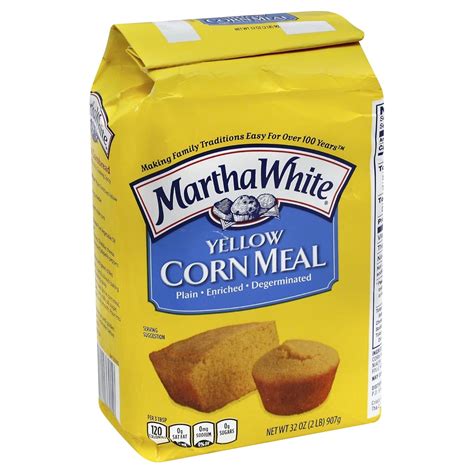 Martha White Plain Enriched Yellow Corn Meal, 32 oz
