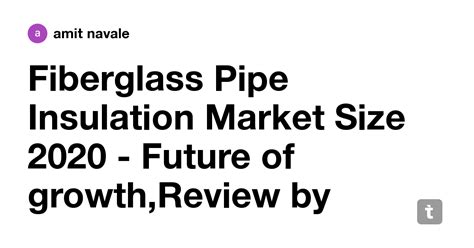Fiberglass Pipe Insulation Market Size 2020 - Future of growth,Review ...