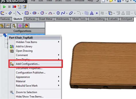 SolidWorks Configuration En Tutorial 的图像结果
