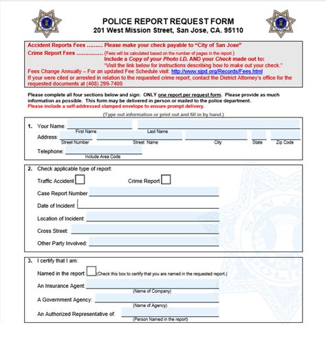 15 Free Police Report Templates - Free Word Templates