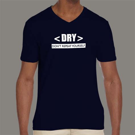 Don't Repeat Yourself Dry Principle Men's Programming T-Shirt – TEEZ.in