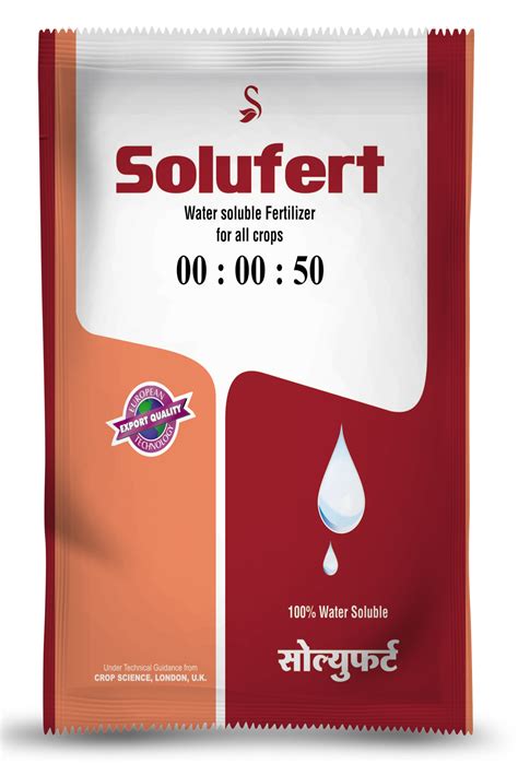00-00-50 - Solufert - Potassium Sulphate 100% Water Soluble Fertiliser