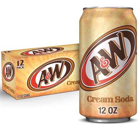 Buy A&W Cream Soda, 12 fl oz cans, 12 pack Online at Lowest Price in ...