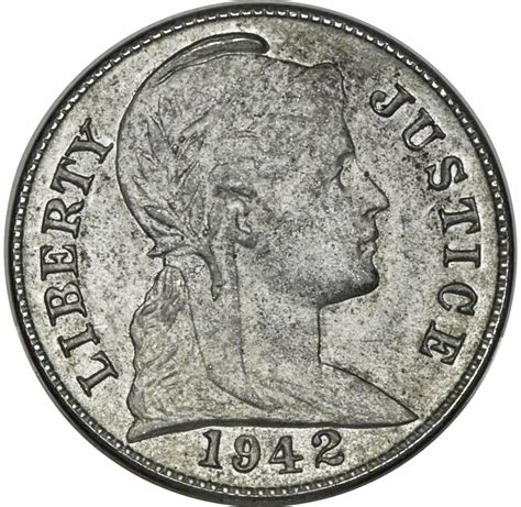 1 Cent "1942" (Pattern) - United States – Numista