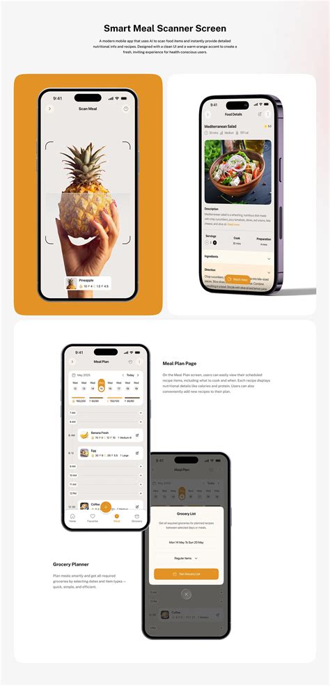 Cookbook AI Mobile App - Food Recipe App Interface :: Behance