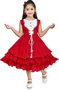 Girls Red Dresses - Buy Girls Red Dresses online at Best Prices in ...