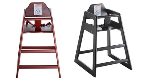 Restaurant high chairs recalled after reports of some breaking ...